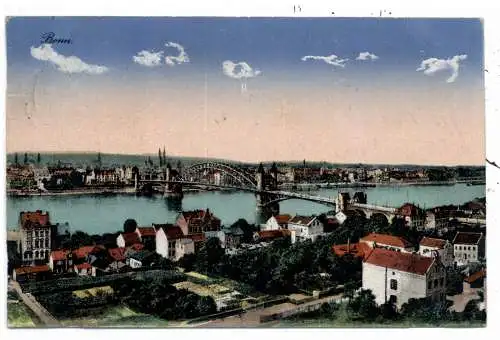 [Ansichtskarte] 5300 BONN - BEUEL, Blick von Beuel auf die linke Rheinseite, 1931, Verlag Zieher. 