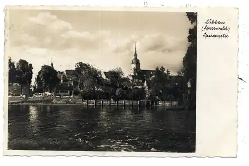 0-7550 LÜBBEN, Spreepartie, 1934, Verlag Knoch