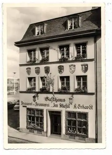 [Ansichtskarte] 5300 BONN, Bier - Brauerei & Schnaps - Brennerei "Im Stiefel", Bonngasse, 1961. 