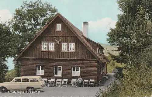 3436 HESSISCH LICHTENAU - KÜCHEN, Erholungsheim Jägerhof, OPEL REKORD, 196...