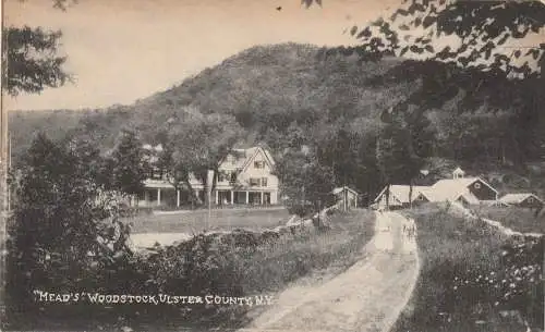 [Ansichtskarte] USA - NEW YORK - ULSTER COUNTY - WOODSTOCK - MEAD'S, Publ. Eagle Post Cards. 
