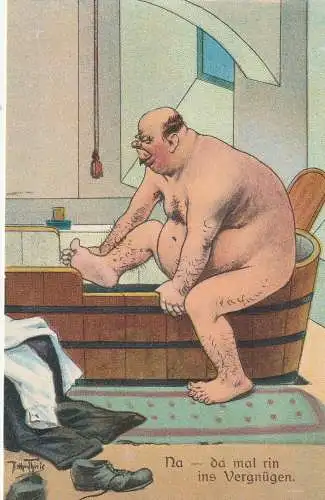 KÜNSTLER / Artist - ARTHUR THIELE, "Na - da mal rin ins Vergnügen"