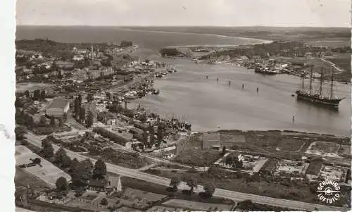 [Ansichtskarte] 2400 LÜBECK - TRAVEMÜNDE, Luftaufnahme 1959. 
