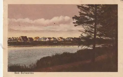 [Ansichtskarte] 2407 BAD SCHWARTAU, Blick über die Schwartau, 1926. 