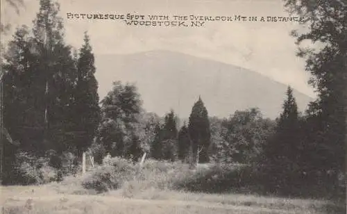 [Ansichtskarte] USA - NEW YORK - WOODSTOCK - MEAD'S, Overlook Mt. 