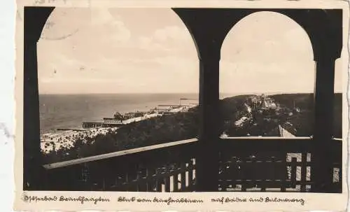 [Ansichtskarte] 0-2565 KÜHLUNGSBORN - BRUNSHAUPTEN, Blick vom Kurhausturm, 1935. 