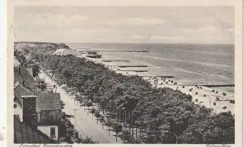 [Ansichtskarte] 0-2565 KÜHLUNGSBORN - BRUNSHAUPTEN, Bülow - Weg, 1934. 