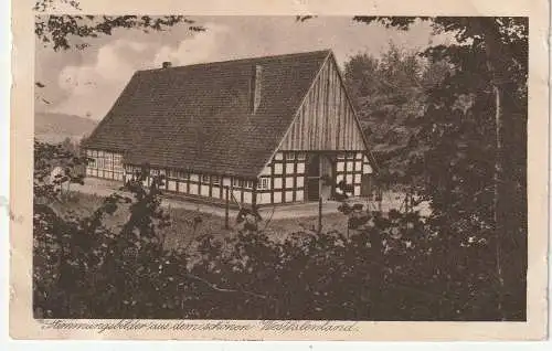 [Ansichtskarte] 4800 BIELEFELD, Bauernhaus - Museum, 1923. 
