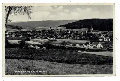 8620 LICHTENFELS - MISTELFELD, Gesamtansicht, Landpoststempel 1936
