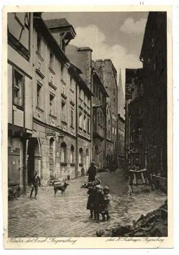 8400 REGENSBURG, Hinter der Grieb, spielende Kinder