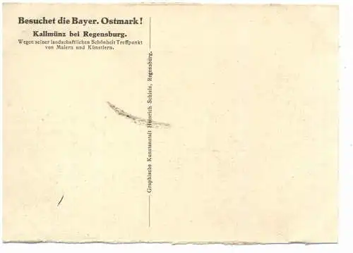 8411 KALLMÜNZ, Blick auf Kirche und Burg