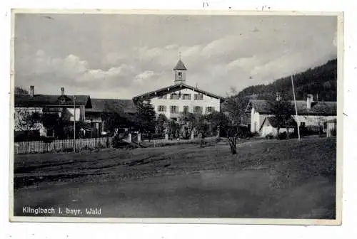 8449  SANKT ENGLMAR - KLINGLBACH, Blick in das Dorf, 1933