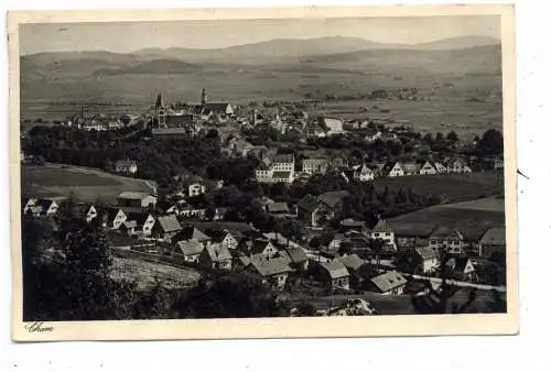 [Ansichtskarte] 8490 CHAM, Blick über den Ort, 1930. 