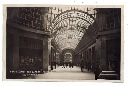 1000 BERLIN, Unter den Linden, Passage / Innenansicht, Verlag Mandel