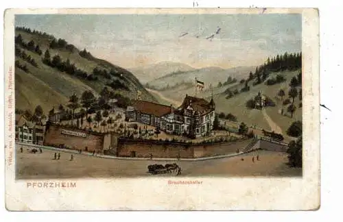 7530 PFORZHEIM, Brauhauskeller, Kaiserfahne