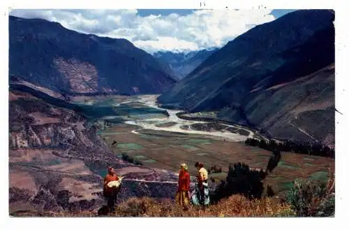 PERU - VALLEY of PISAC, Panagra advertising card