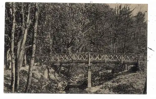 [Ansichtskarte] 6301 RABENAU - LONDORF, Brücke über die Lumda, 1927. 