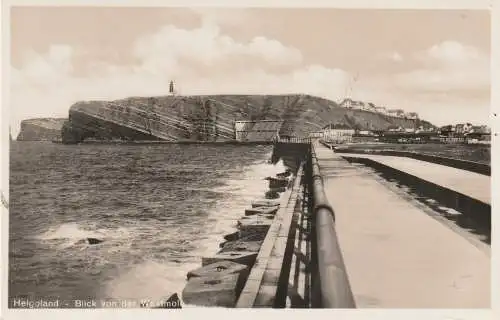 [Ansichtskarte] 2192 HELGOLAND, Blick von der Westmole. 