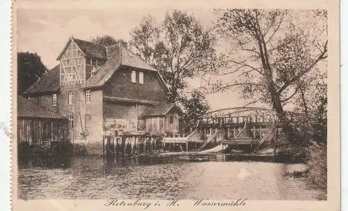 [Ansichtskarte] 2720 ROTENBURG / Wümme, Wassermühle, 1918. 