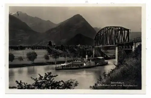 BINNENSCHIFFE - BRIENZERSEE, "BRIENZ" bei Interlaken