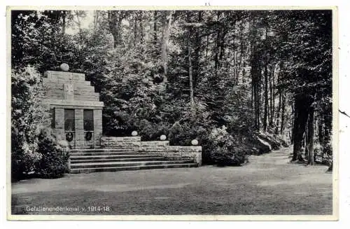 2224 BURG in Dithmarschen, Gefallenendenkmal 1914-1918, 1937