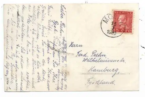 [Ansichtskarte] S 26338 HÖGANÄS - MÖLLE, Vägen till Rätvik, kl. Einriss, 1920. 