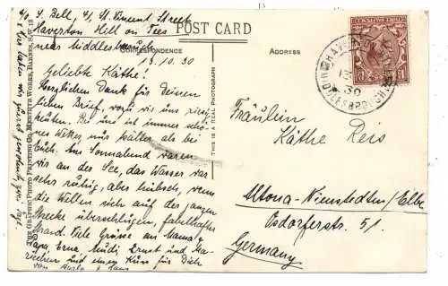 UK - ENGLAND - YORKSHIRE - MIDDLESBROUGH, Marton Road, Post Office & Bus Station, 1930