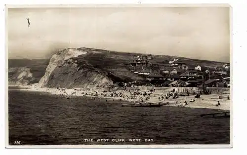 UK - ENGLAND - DORSET - WEST BAY, The White Cliff, 1933