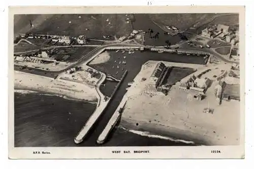 UK - ENGLAND - DORSET - WEST BAY, Bridport, air view, 1931