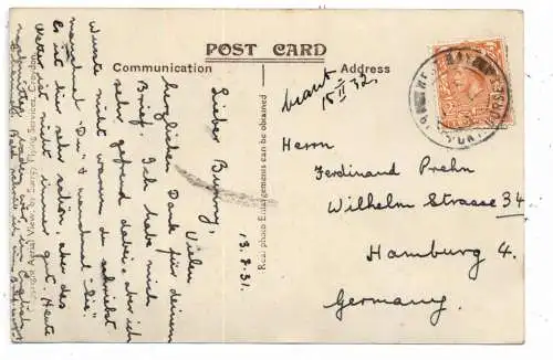 UK - ENGLAND - DORSET - WEST BAY, Bridport, air view, 1931