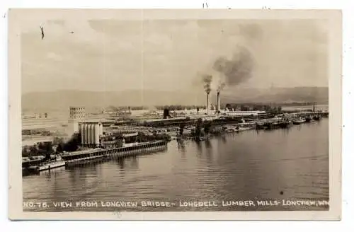 USA - WASHINGTON - LONGVIEW, Longbell Lumber Mills, Publ. Andrews Inc.