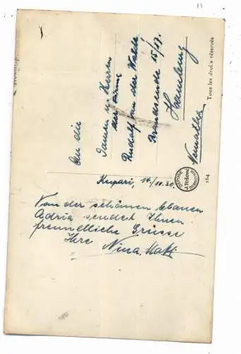 HR 20207 KUPARI, Hotelanlage 1930