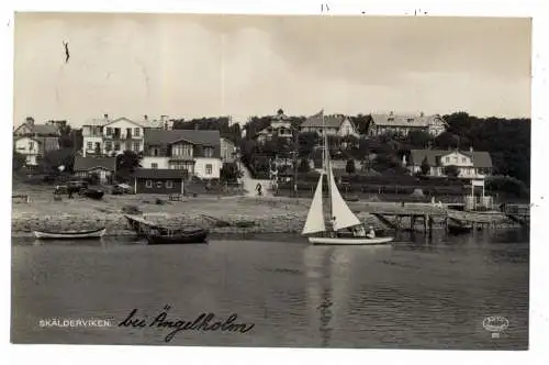 [Ansichtskarte] S 26251 ÄNGELHOLM - SKÄLDERVIKEN, Panorama 1932. 