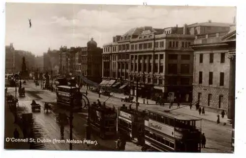 [Ansichtskarte] EIRE / IRLAND - DUBLIN, O'Connell Street, Tram. 