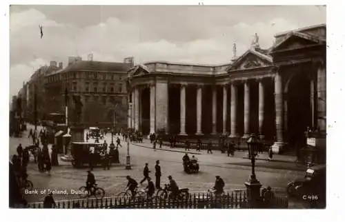 [Ansichtskarte] EIRE / IRLAND - DUBLIN, Bank of Ireland, 1934. 