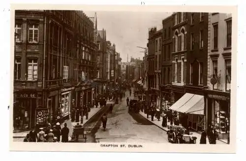 [Ansichtskarte] EIRE / IRLAND - DUBLIN, Grafton Street, Oldtimer. 