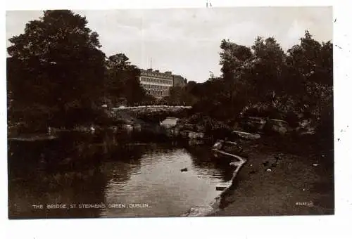 [Ansichtskarte] EIRE / IRLAND - DUBLIN, The Bridge, St. Stephen's Green. 