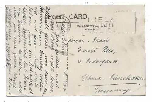 [Ansichtskarte] EIRE / IRLAND - DUBLIN, The Lake, St. Stephen's Green Park, 1931. 