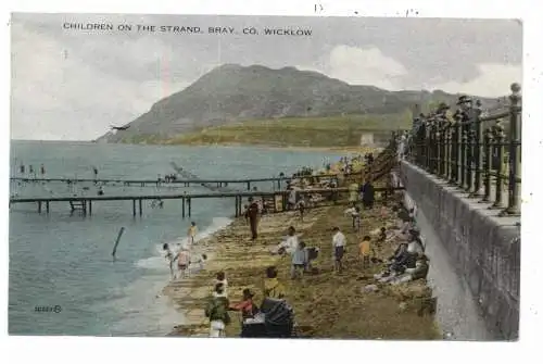 [Ansichtskarte] EIRE / IRLAND - WICKLOW - BRAY, Children on the Beach. 