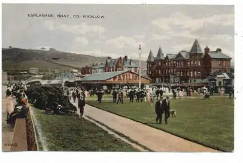 [Ansichtskarte] EIRE / IRLAND - WICKLOW - BRAY, Esplanade, Pavilion, animated scene. 