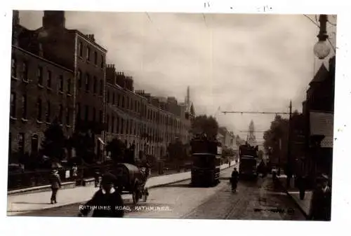 [Ansichtskarte] EIRE / IRLAND - DUBLIN - RATHMINES, Rathmines Road, Tram. 