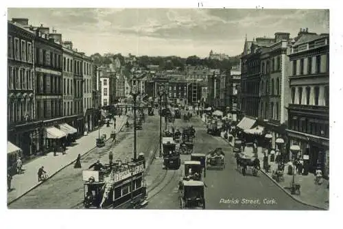 [Ansichtskarte] EIRE / IRLAND - CORK, Patrick Street, Tram. 