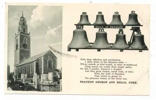 [Ansichtskarte] EIRE / IRLAND - CORK, Shandon Church & Bells. 