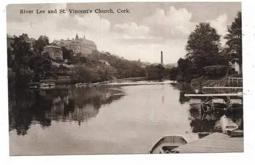 [Ansichtskarte] EIRE / IRLAND - CORK, River Lee and St. Vincent's Church. 