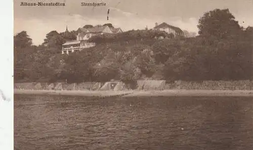 2000 HAMBURG - ALTONA - NIENSTEDTEN, Strandpartie, 193...