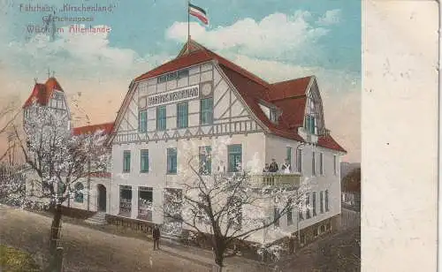 2155 JORK - WISCH, Fährhaus "Kirschenland", 191...