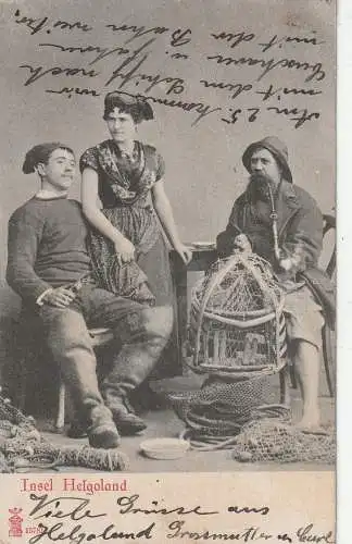 [Ansichtskarte] 2192 HELGOLAND, Helgoländer Typen, 1914, Verlag Glückstadt & Münden. 