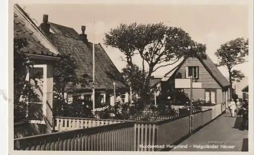 [Ansichtskarte] 2192 HELGOLAND, Helgoländer Häuser. 