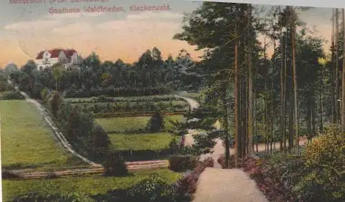 2112 JESTEBURG - BENDESTORF, Kleckerwald, Gasthaus Waldfrieden, 1915