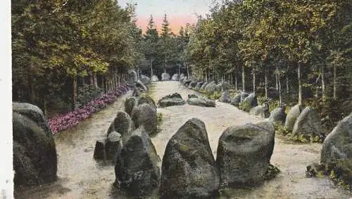 HÜNENGRAB / DOLMEN / MENHIRE - Kleckerwald - Lüneburger Heide, 1927